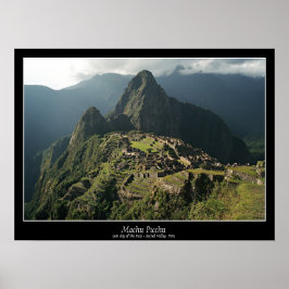 Póster Machu Picchu Poster - 7 maravillas del mundo