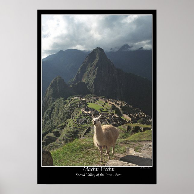 Póster Machu Picchu Poster (Siete maravillas del mundo) (Frente)