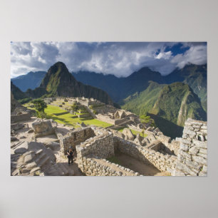 Póster Machu Picchu, ruinas antiguas, UNESCO mundo 3