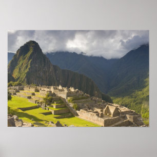 Póster Machu Picchu, ruinas antiguas, UNESCO mundo 4