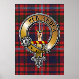 Póster MacIntyre Tartan & Badge