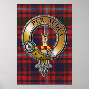 Póster MacIntyre Tartan & Badge