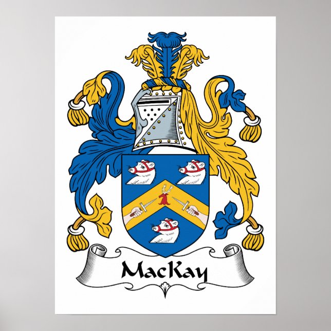 Póster MacKay Family Crest (Frente)