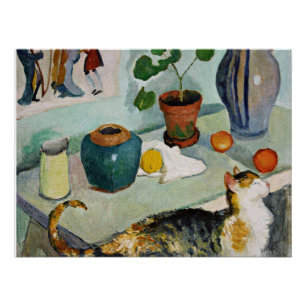 Póster Macke - El fantasma en los puestos de la casa