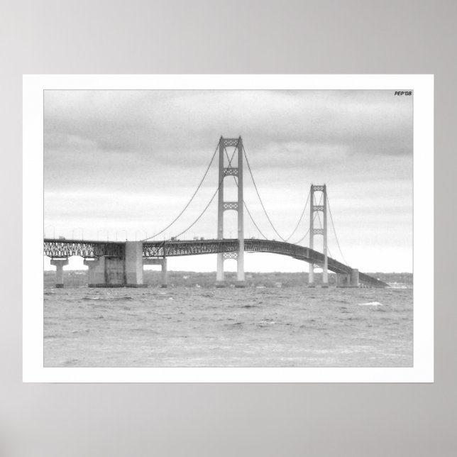 Póster Mackinac Bridge (Frente)