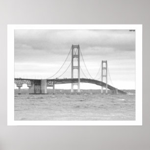 Póster Mackinac Bridge