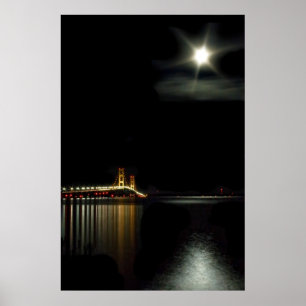 Póster Mackinac en la medianoche