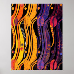 Póster Mackintosh: Diseño de los tulipanes