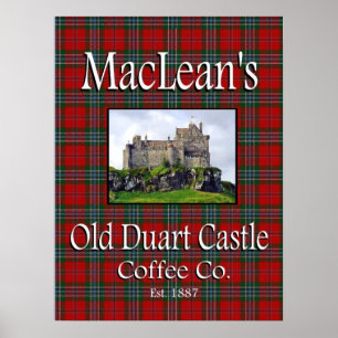 Póster MacLean's Old Duart Castle Coffee Co. Poster