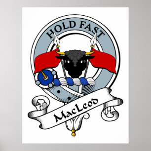 Póster MacLeod Clan Badge