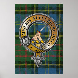 Póster MacMillan Tartan & Badge