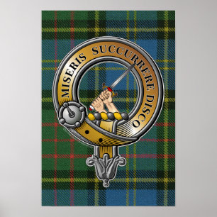 Póster MacMillan Tartan & Badge