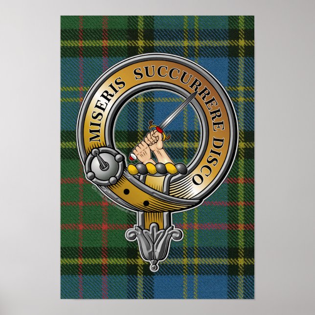 Póster MacMillan Tartan & Badge (Frente)