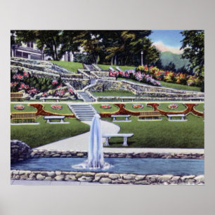 Póster Macon Georgia Washington Park