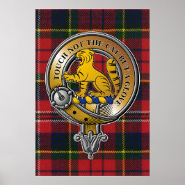 Póster MacPherson Tartan & Badge