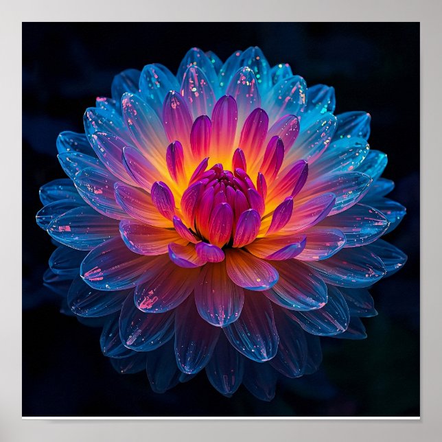 Póster Macro Flor de Aurora (Frente)