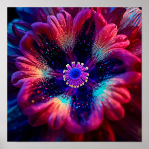 Póster Macro Radiant Riot