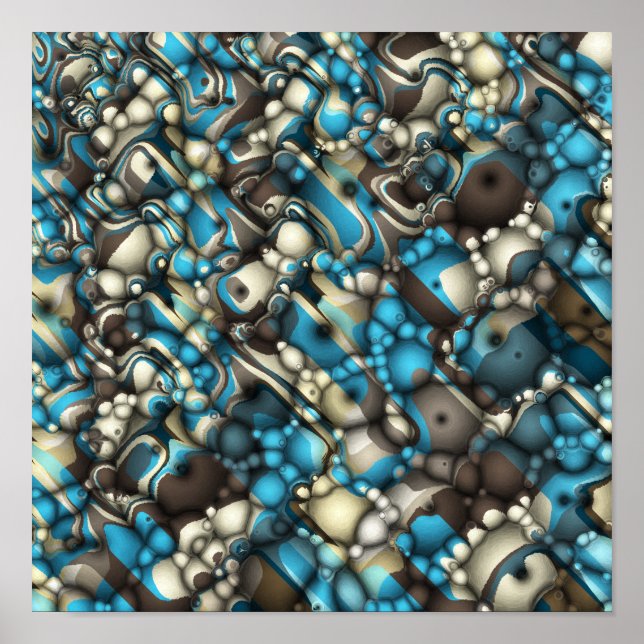 Póster Macro Shapes Abstract (Frente)