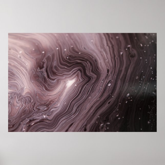 Póster Macrofotografía del agua (Frente)