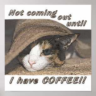 Póster Macy también quiere café