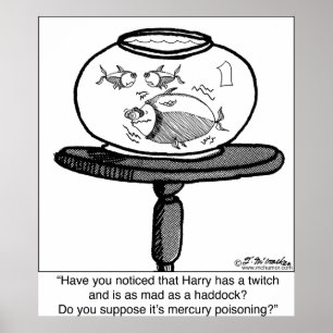 Póster Mad como Haddock