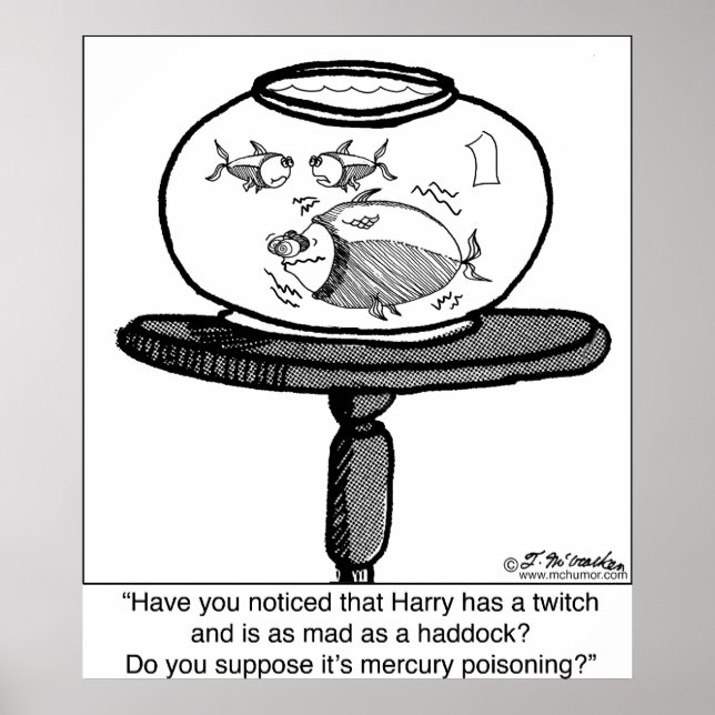 Póster Mad como Haddock (Frente)