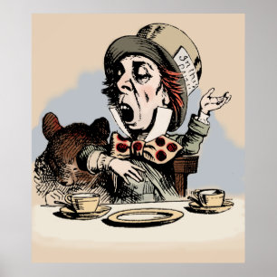 Póster Mad Hatter Color
