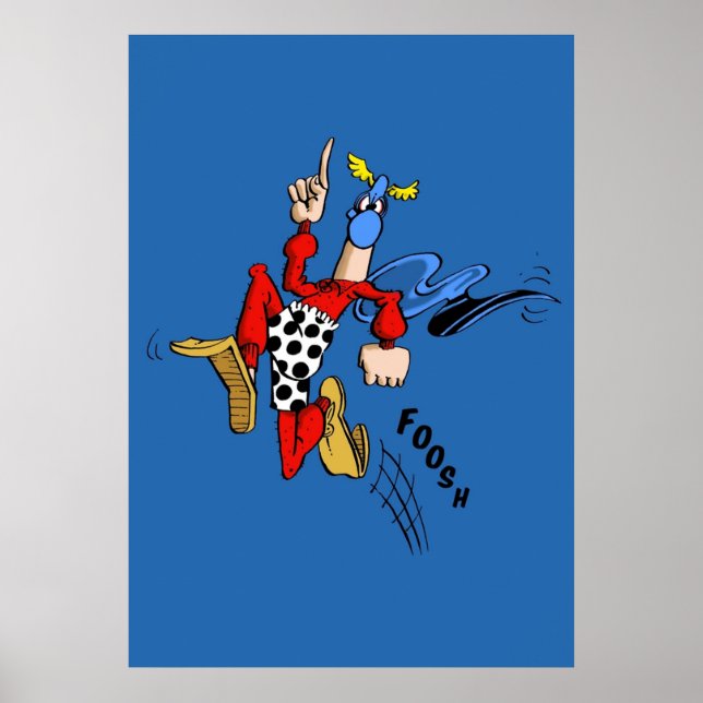 Póster Mad Magazine Capitán Klutz Camisas Pegatinas Másca (Frente)