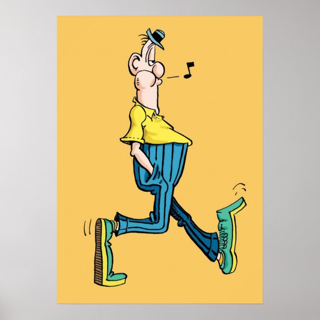 Póster Mad Magazine Don Martin Shirt Máscara Pegatina (Frente)