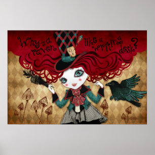 Póster Mad Riddle Print