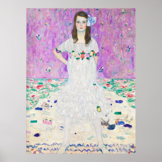Póster Mäda Gertrude Primavesi Klimt (Frente)