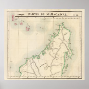 Póster Madagascar Africa 55