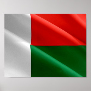 Póster Madagascar - Bandera onduladora -