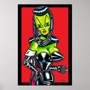 Póster Madam Mars™/Glamour Encapuchado