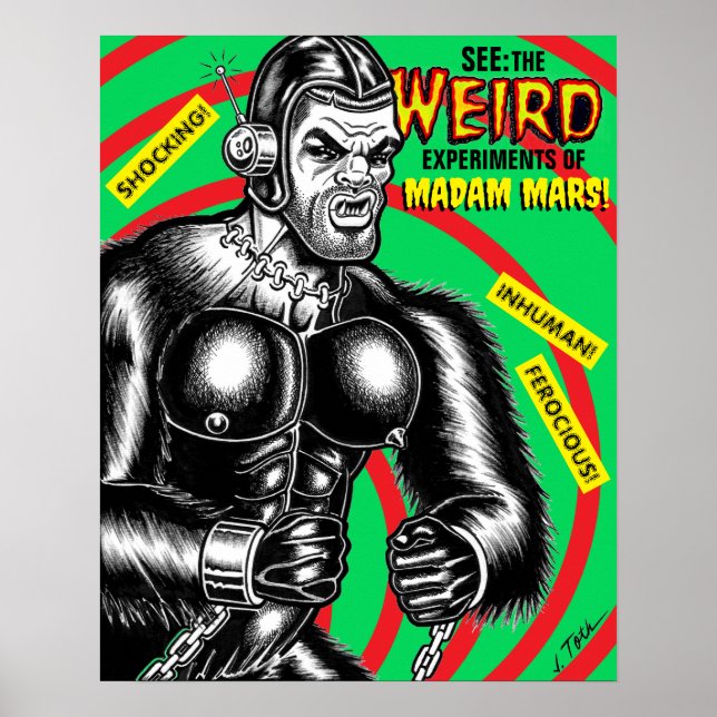 Póster Madam Mars/Weird Experiments (Frente)