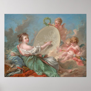 Póster Madame Bergeret - François Boucher Bella Artes
