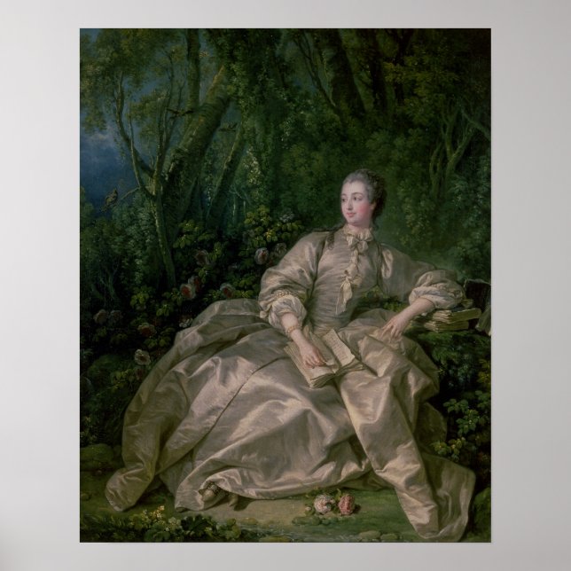 Póster Madame de Pompadour, 1758 (Frente)