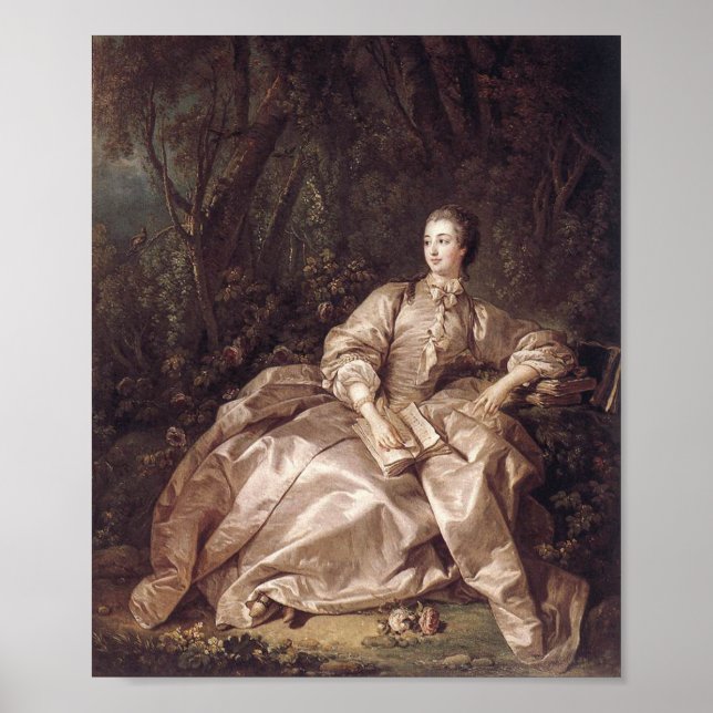 Póster Madame de Pompadour - Francois Boucher (Frente)