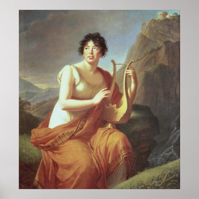 Póster Madame de Stael as Corinne, 1809 (Frente)