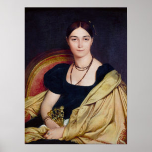 Póster Madame Duvaucey Jean Auguste Dominique Ingres