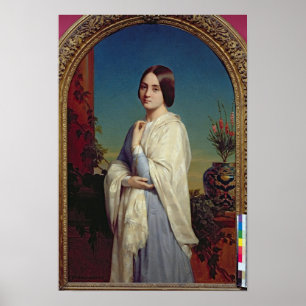 Póster Madame Edouard Dubufe 1842