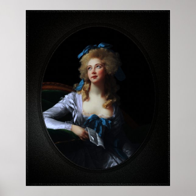 Póster Madame Grand de Elisabeth Louise Vigee Le Brun (Frente)