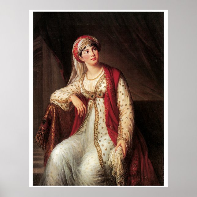 Póster Madame Grassini en el rol del Zaire (Frente)