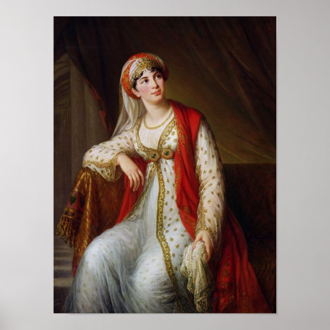 Póster Madame Guiseppina Grassini en el rol de (Frente)