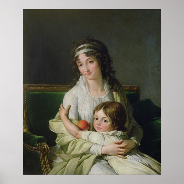 Póster Madame Jeanne-Justine Boyer-Fonfrede y su (Frente)