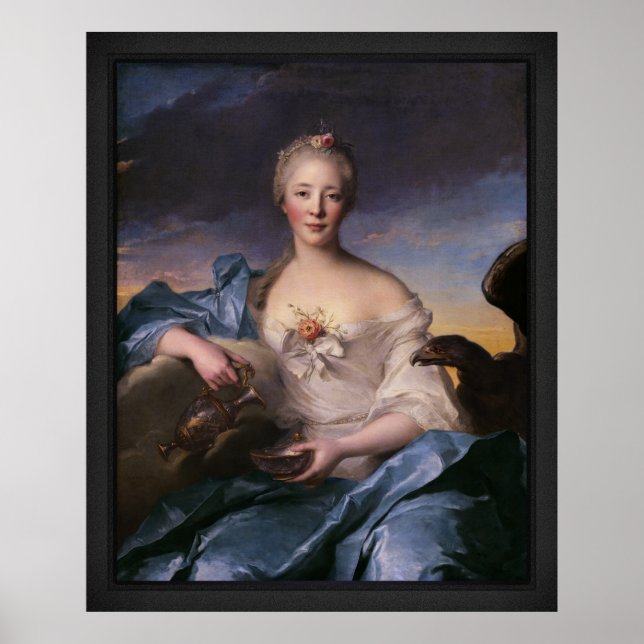 Póster Madame Le Fèvre de Caumartin como Hebe (Frente)