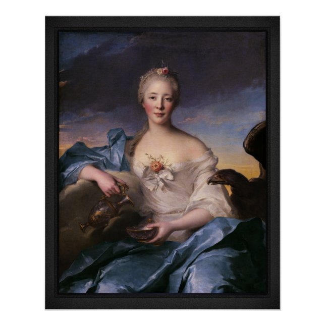 Póster Madame Le Fèvre de Caumartin como Hebe (Anverso)