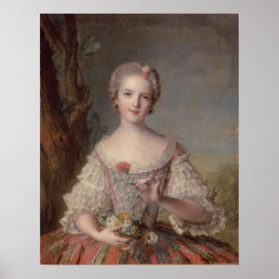 Póster Madame Louise de France – Jean-Marc Nattier