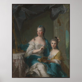 Póster Madame Marsollier y su hija