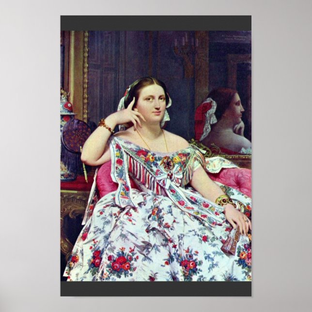 Póster Madame Paul-Sigisbert Moitessier Née Marie-Clotild (Frente)